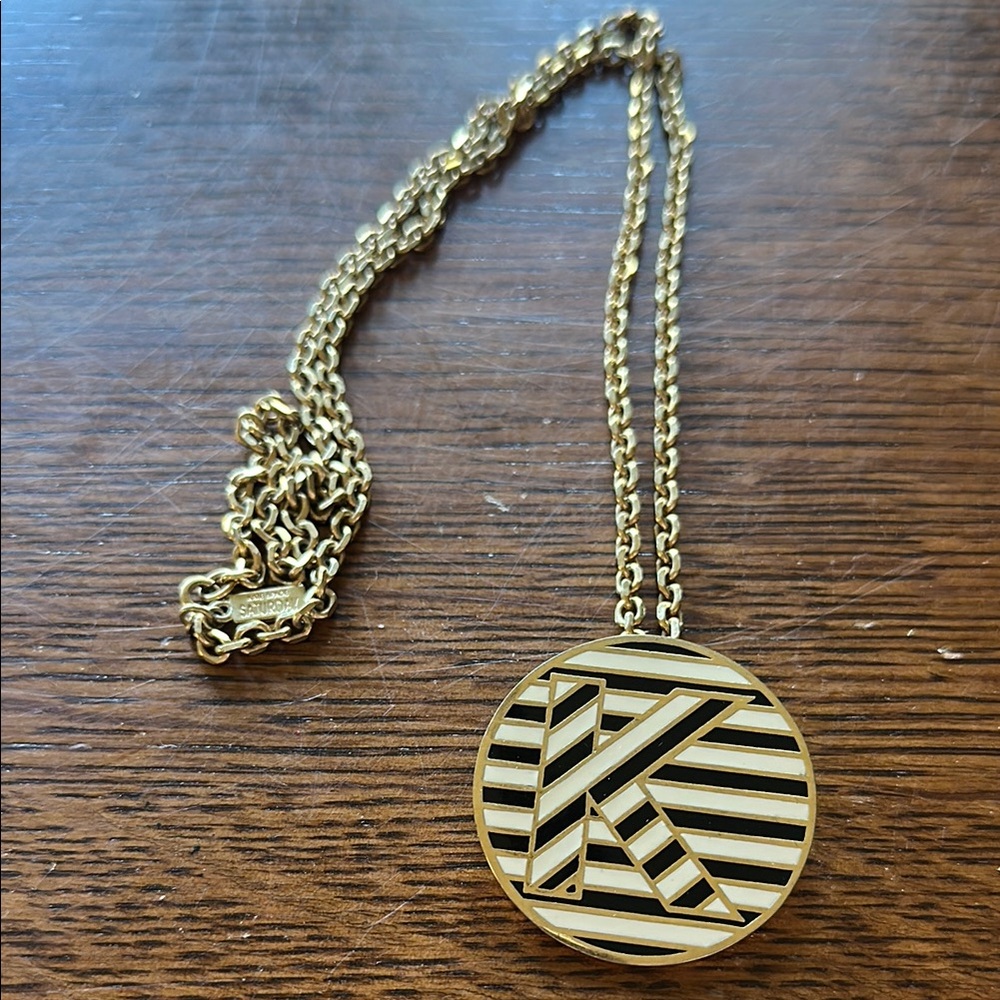 Kate Spade Gold and Black Necklace